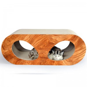 YJ Display - respectueux de l'environnement - salon de grattoir pour chat en carton ondulé